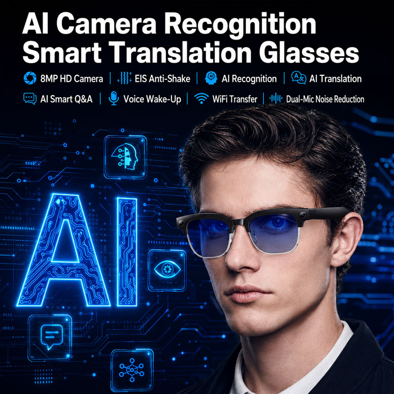 Audio Music Recognition - Occhiali da Sole Intelligenti AI W630