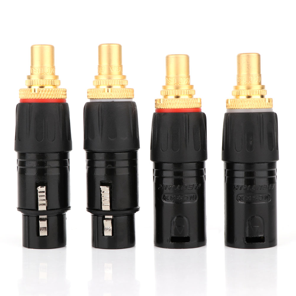 Xlr Microphone Condenser - 2PC NEUTRIK XLR maschio a RCA