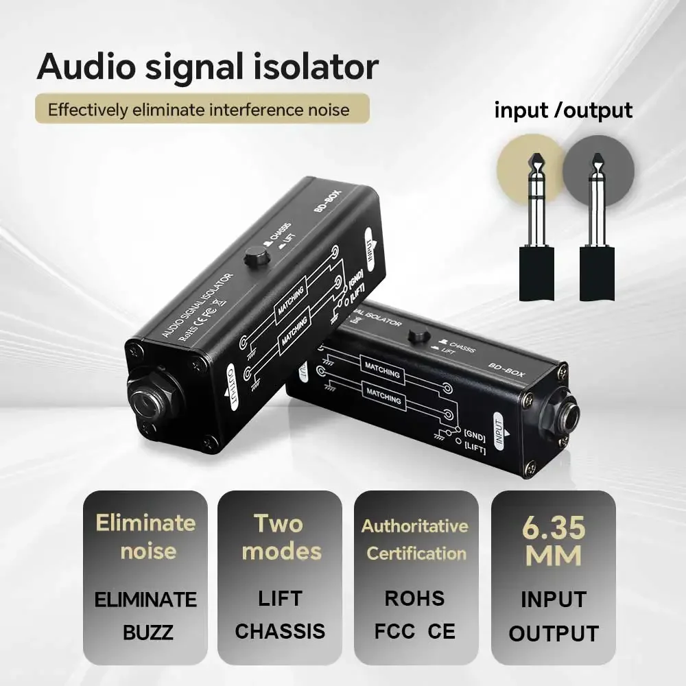 Audio Music Isolator - Isolatore di Loop di Terra Portatile