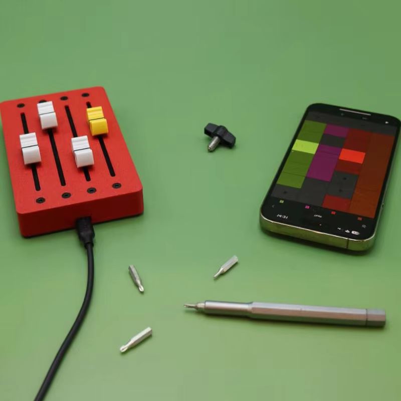 Audio Music Software - Controller MIDI CC, Fader a 4