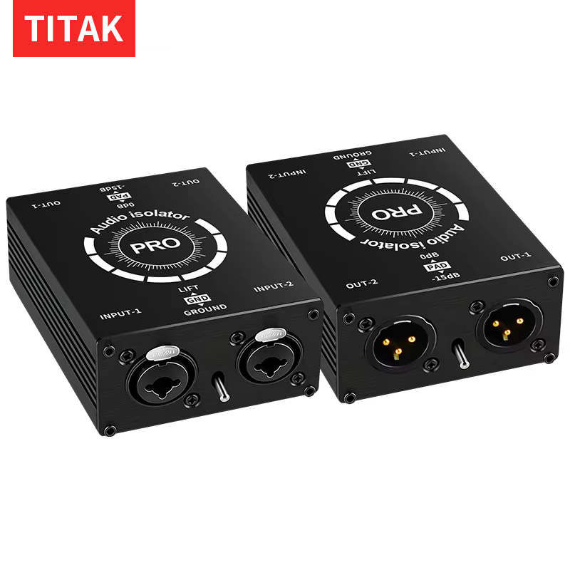 Audio Music Isolator - Isolatore Audio Professionale XLR 2CH da