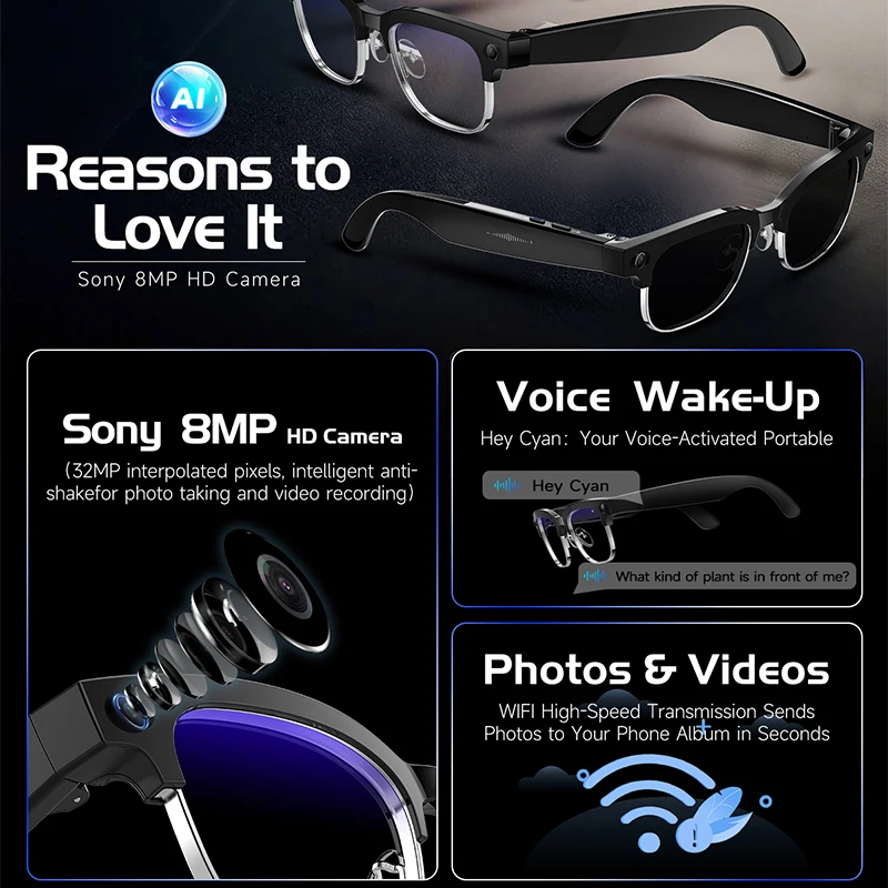 Occhiali da Sole Intelligenti  - Audio Music Recognition recensione e prezzo