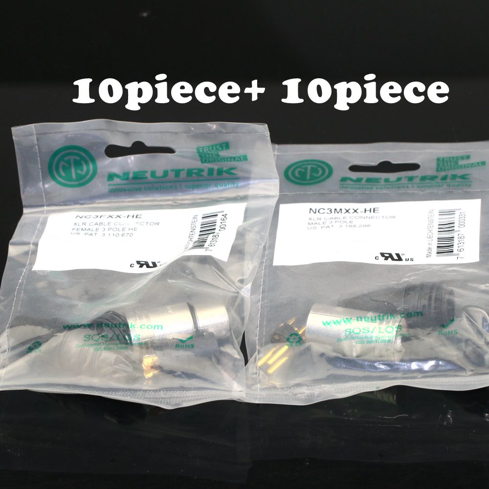 20 Pz/lotto PER connettore NEU - Xlr Microphone Condenser recensione e prezzo