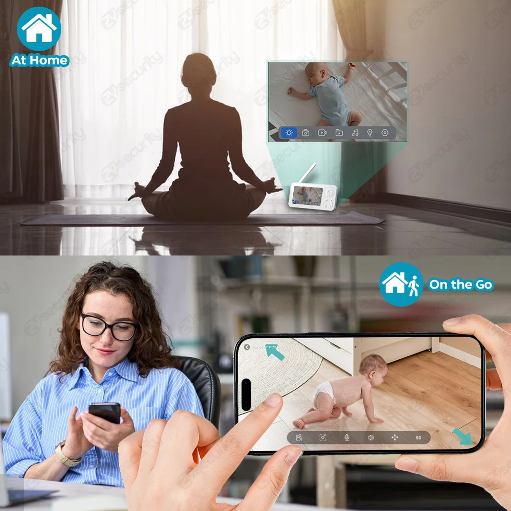 2K Baby monitor Wi-Fi con sche - Audio Music Track recensione e prezzo
