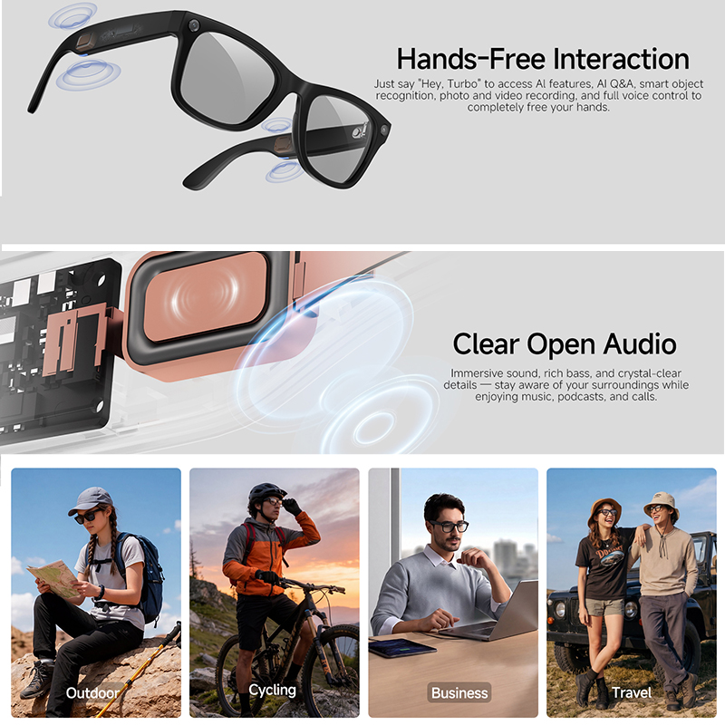 Nuovi Occhiali Intelligenti co - Audio Music Recognition recensione e prezzo