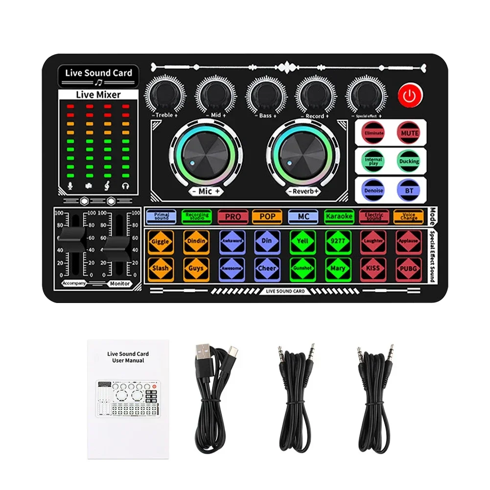 Mixer audio USB Scheda audio d - Audio Music Voice Changer recensione e prezzo