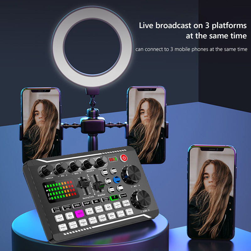 F998 Scheda audio dal vivo Aud - Audio Music Voice Changer recensione e prezzo