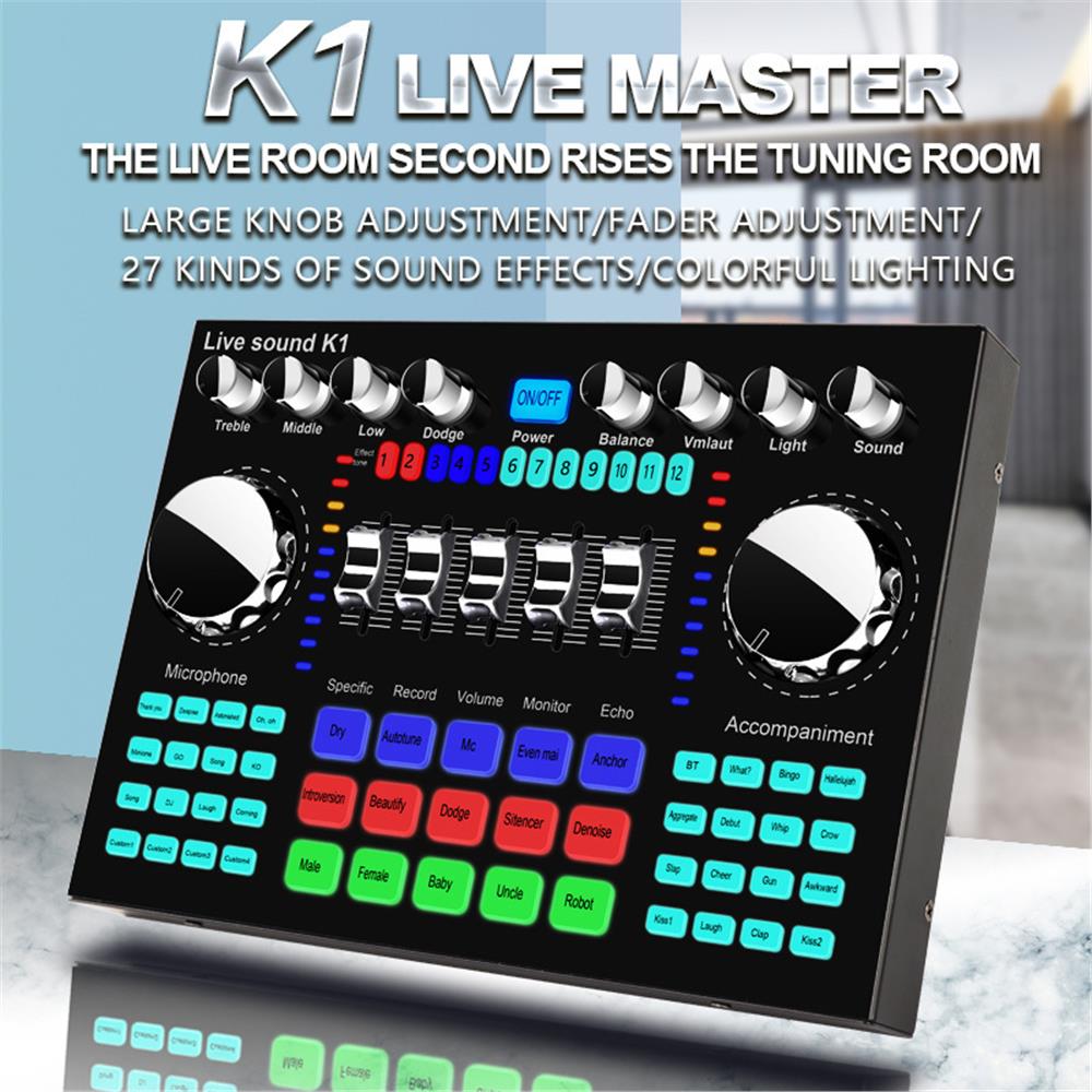 Mixer Audio K1, Scheda Audio L - Audio Music Voice Changer recensione e prezzo