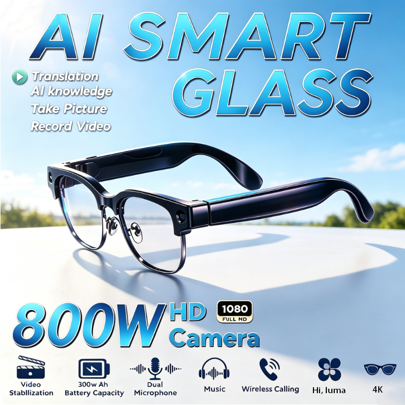 Occhiali Intelligenti HD da 80 - Audio Music Recognition recensione e prezzo
