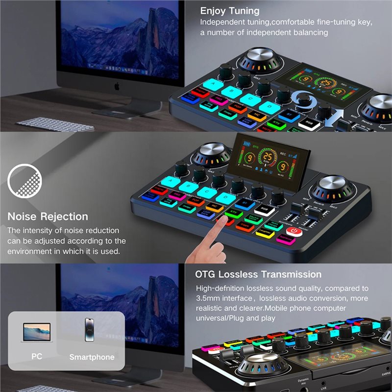 Mixer Audio ABLB, Scheda Audio - Audio Music Voice Changer recensione e prezzo