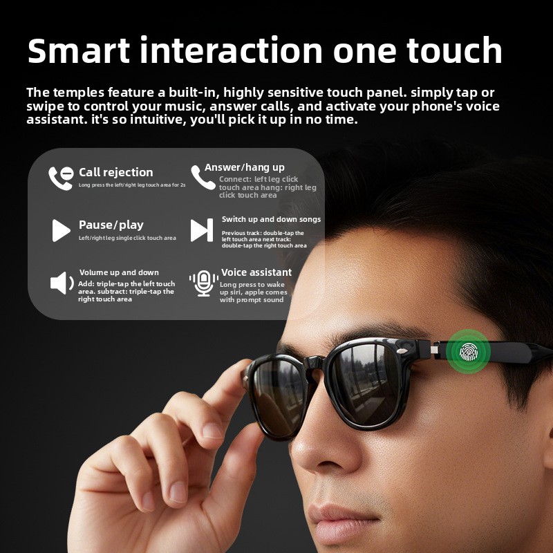 Occhiali Intelligenti H06 con  - Audio Music Recognition recensione e prezzo