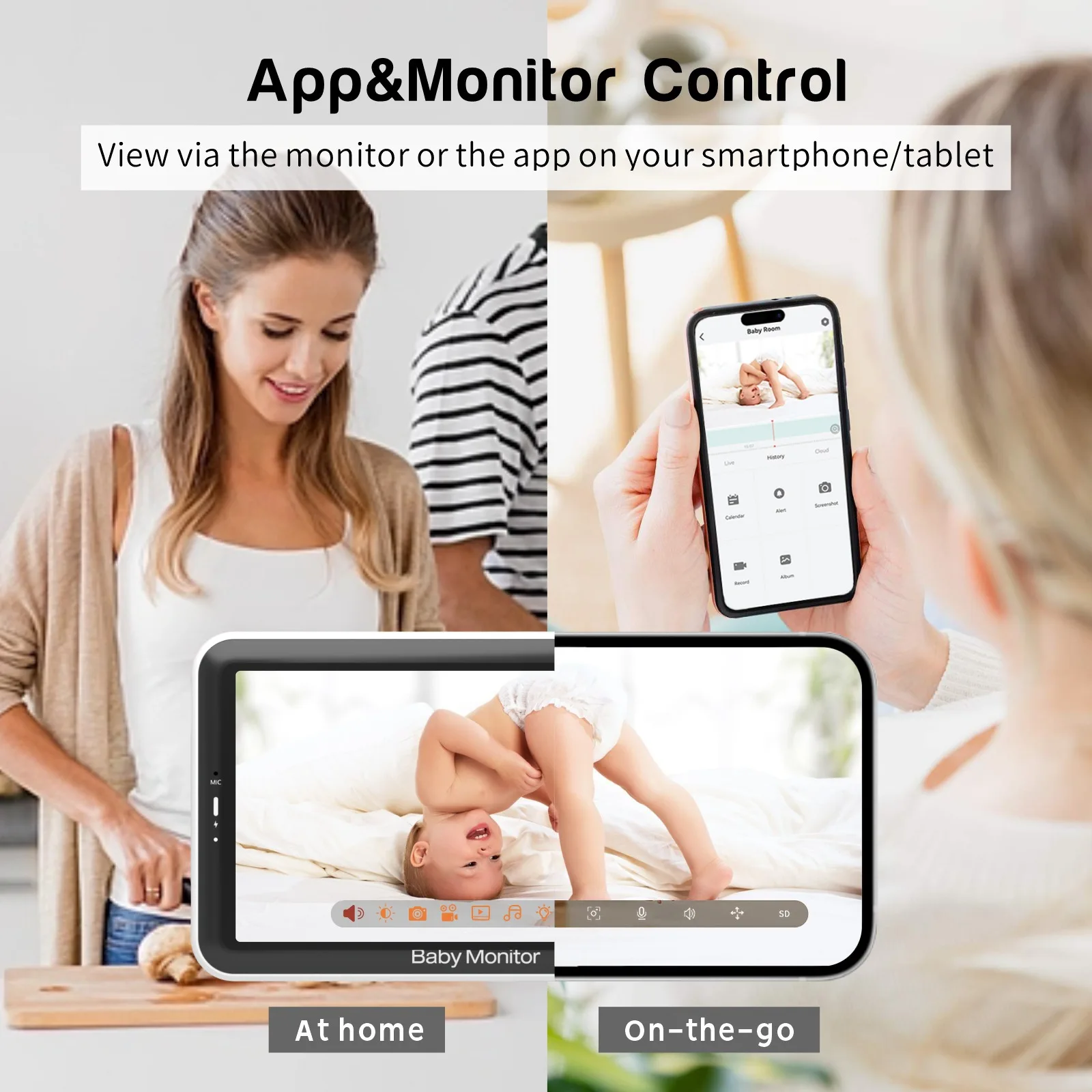 NUOVO baby monitor LCD da 5 po - Audio Music Track recensione e prezzo